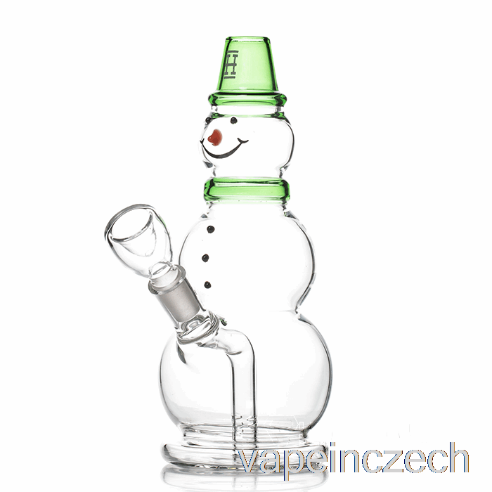 Konopí Sněhulák Bong Zelený Vape Bez Nikotinu